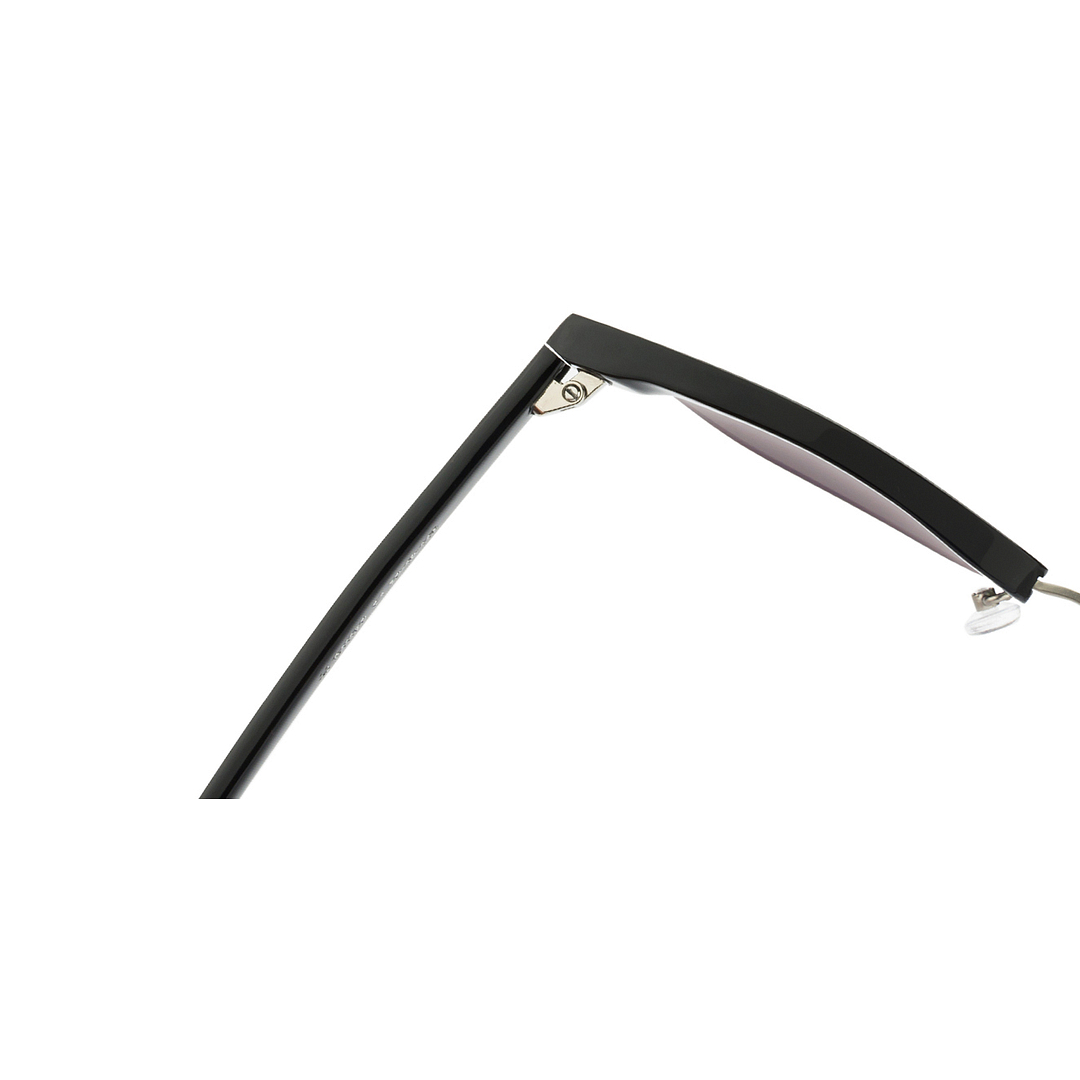 John Jacobs Black Full Rim Clubmaster left side