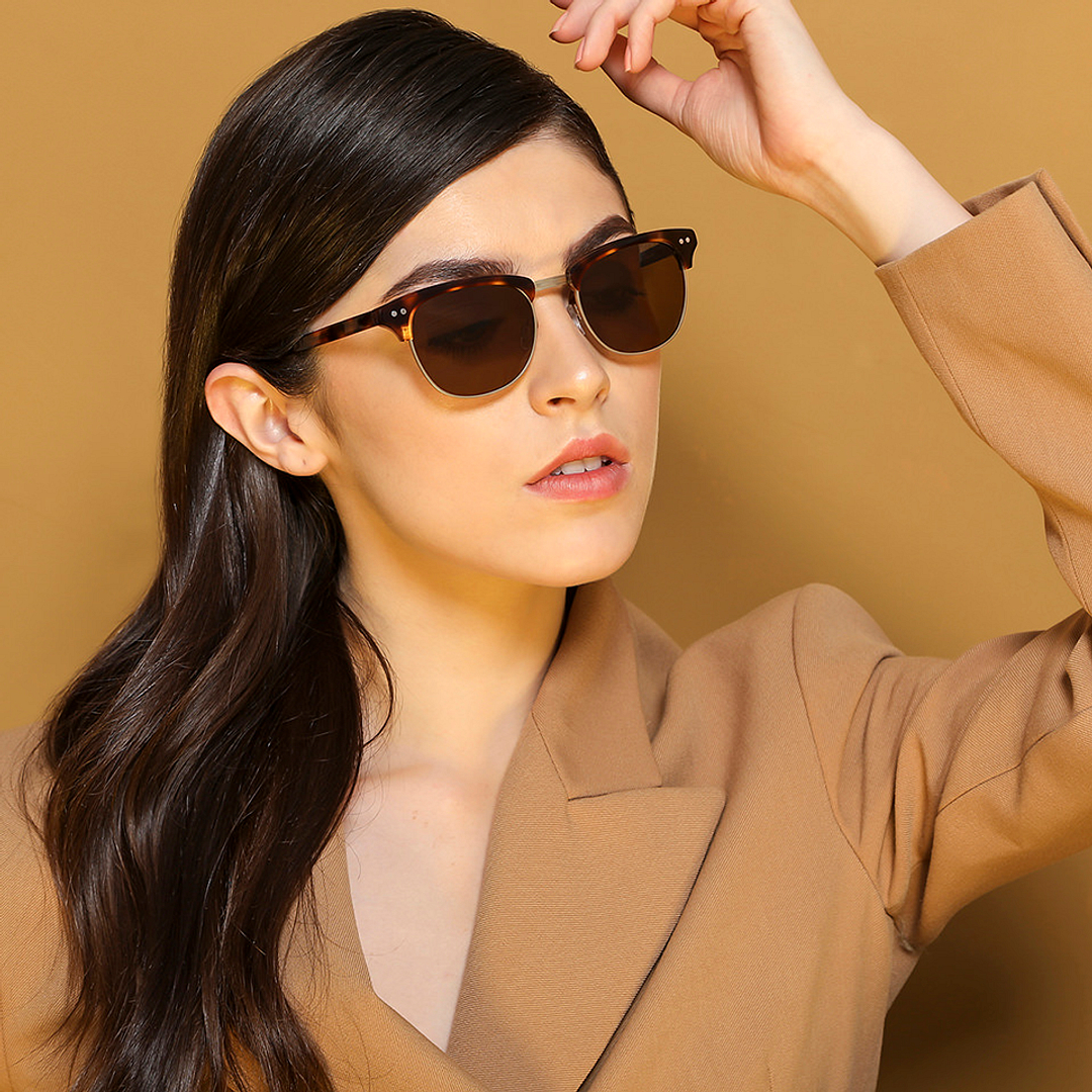 John Jacobs Online Black Full Rim Clubmaster right side