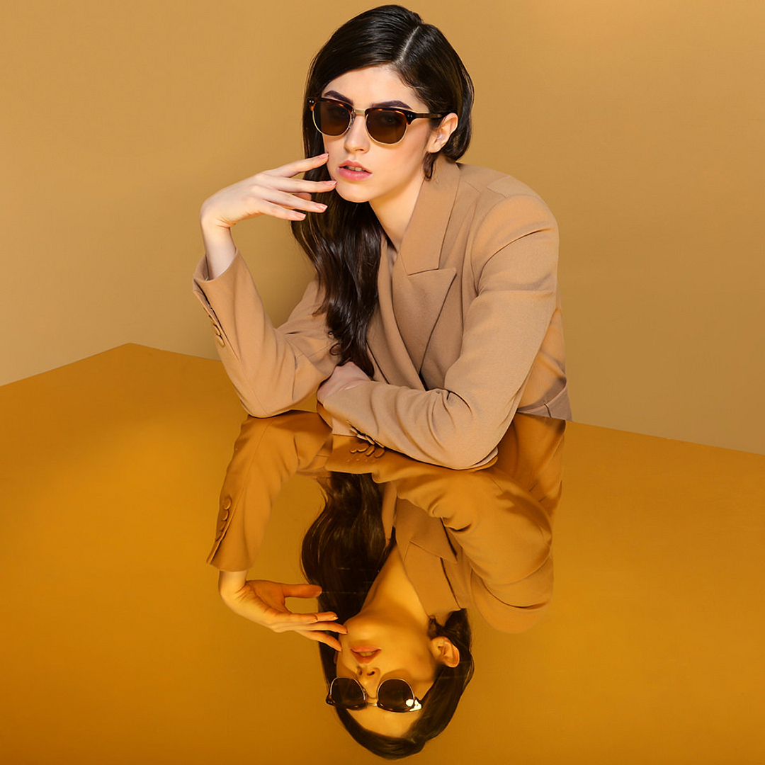 John Jacobs Online Black Full Rim Clubmaster right side