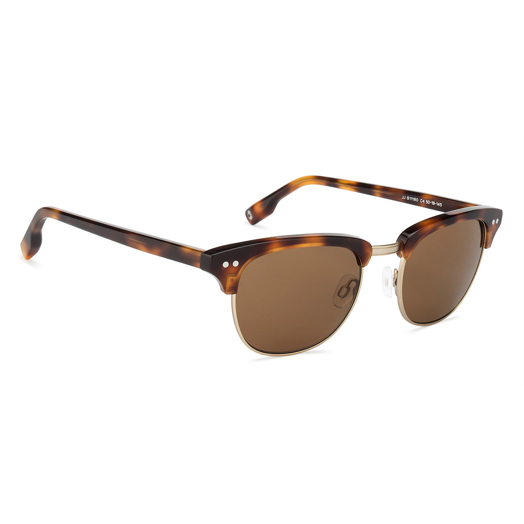 John Jacobs Online Black Full Rim Clubmaster left side