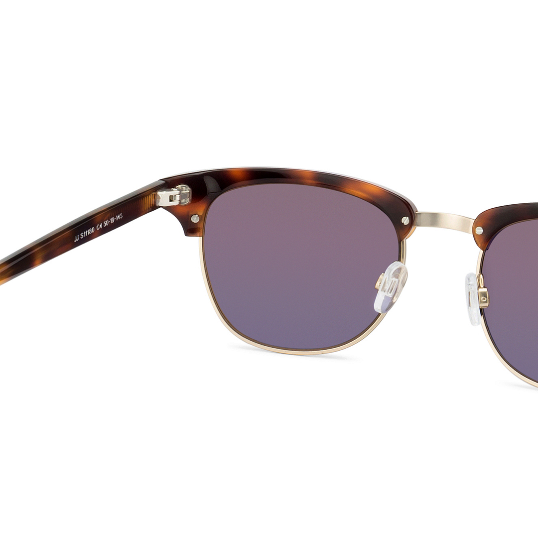 John Jacobs Online Black Full Rim Clubmaster left side