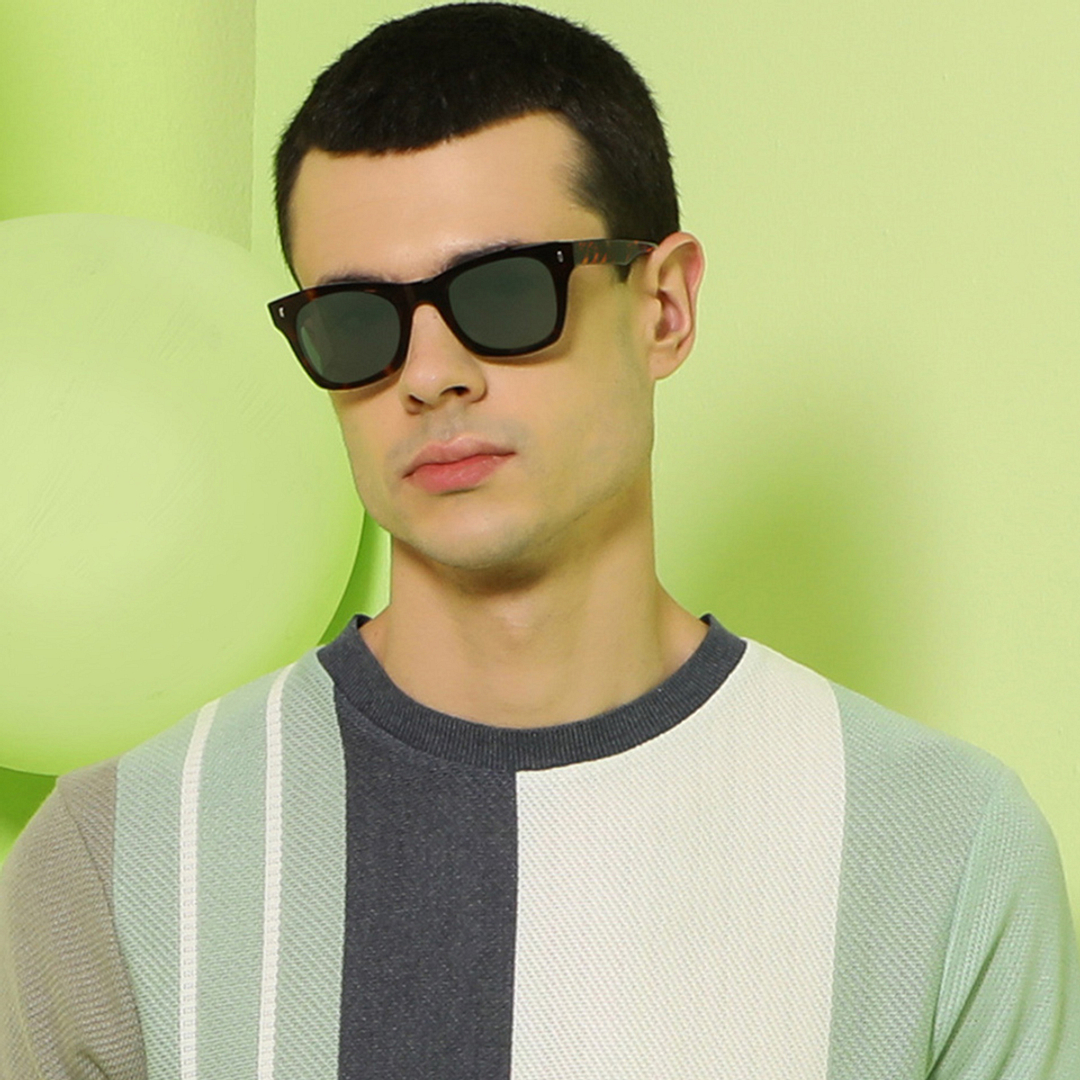 John Jacobs Online Light Brown Full Rim Square right side