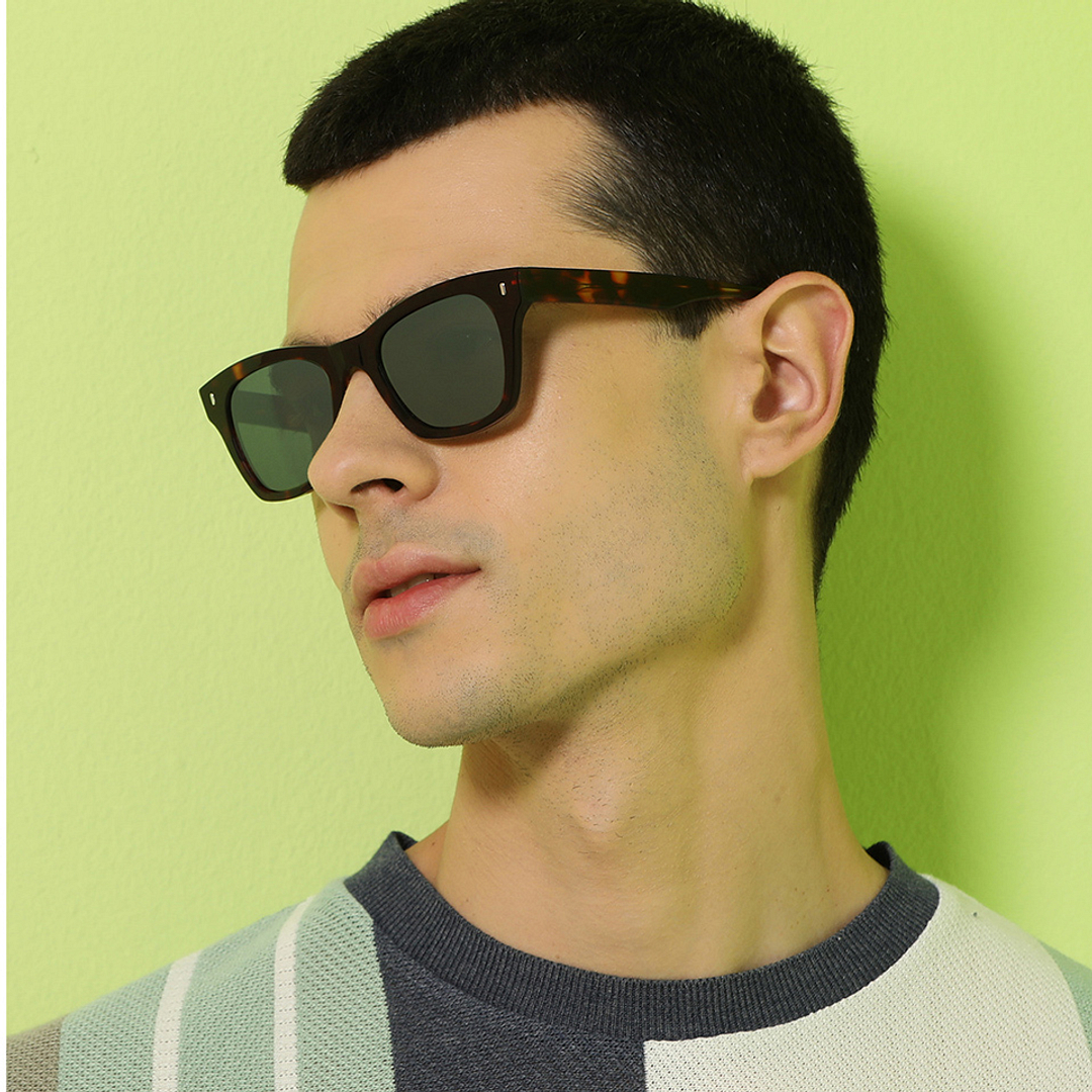 John Jacobs Online Light Brown Full Rim Square left side