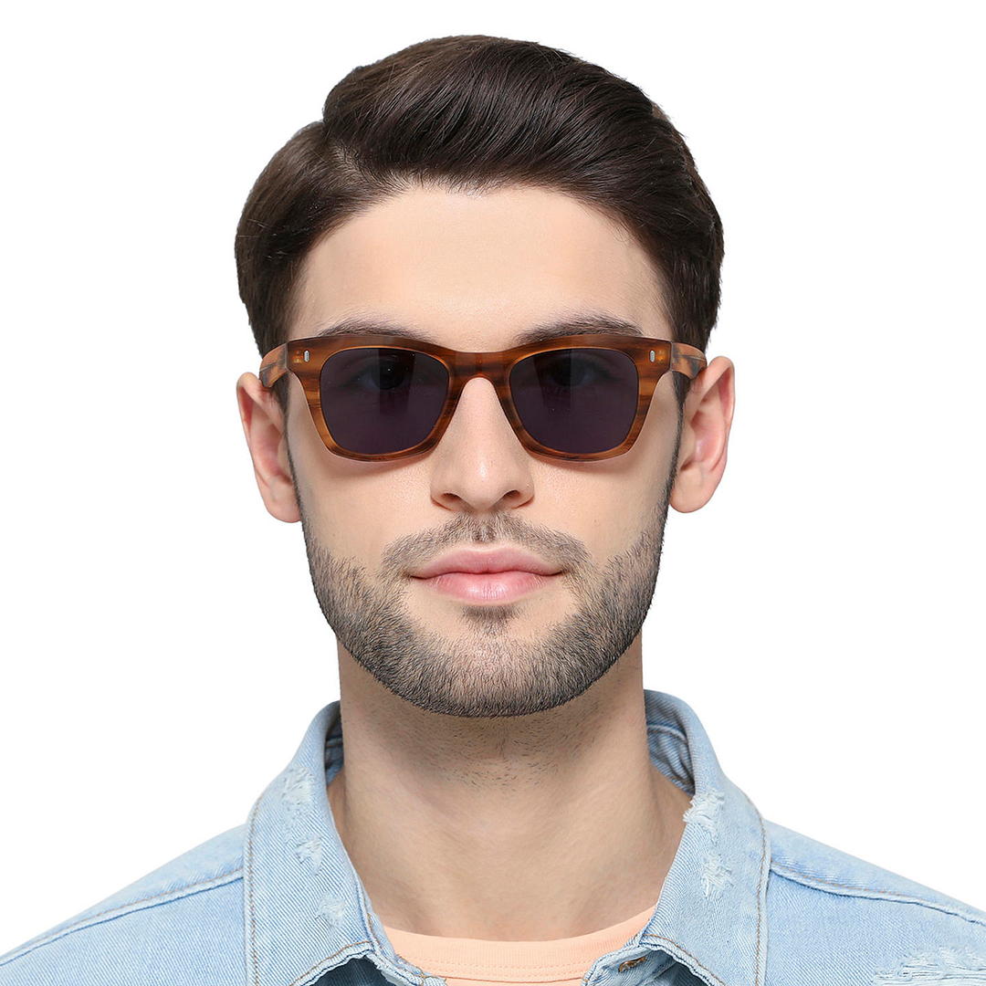 John Jacobs Online Light Brown Full Rim Square left side