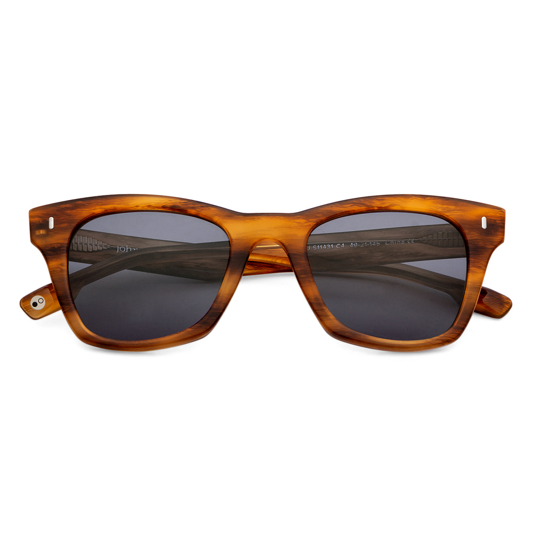 John Jacobs Online Light Brown Full Rim Square left side