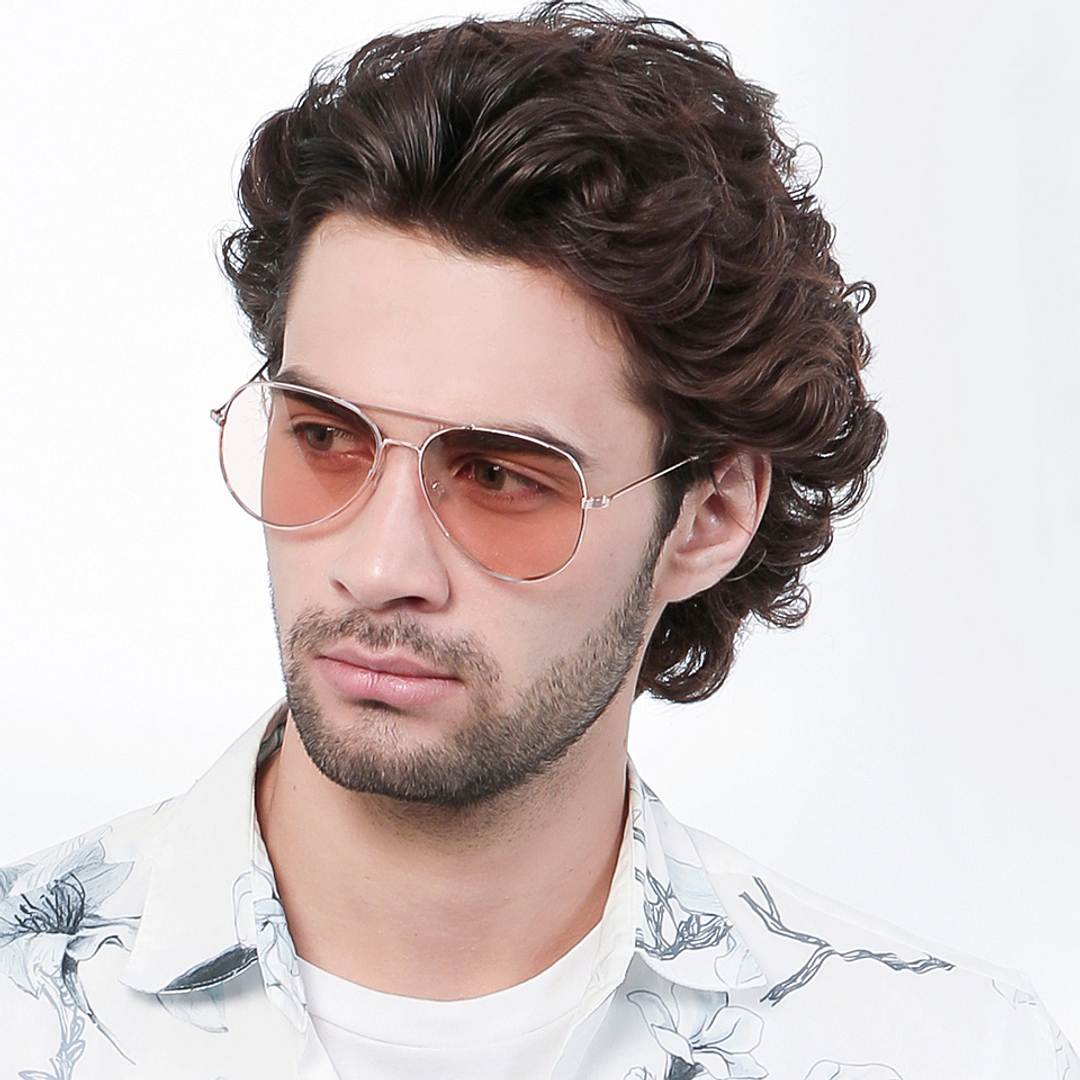 John Jacobs Online Rose Gold Full Rim Aviator right side