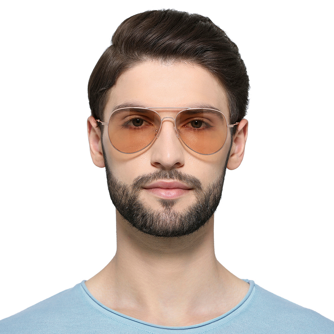 John Jacobs Online Rose Gold Full Rim Aviator right side