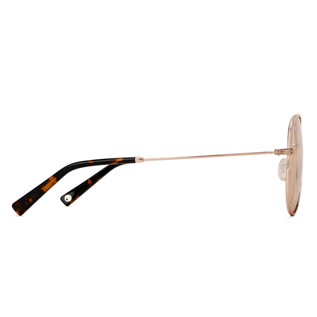 John Jacobs Online Rose Gold Full Rim Aviator right side