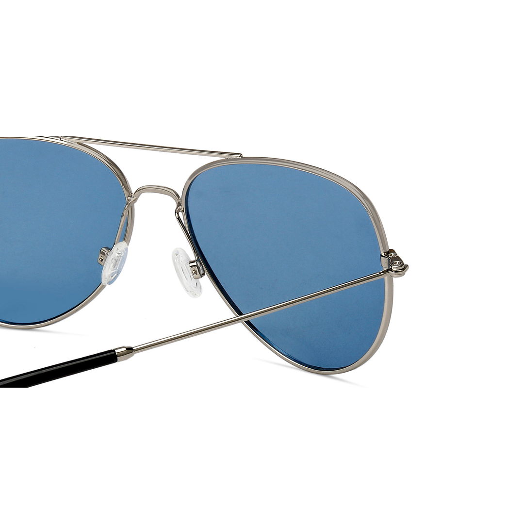 John Jacobs Online Light Brown Full Rim Aviator right side