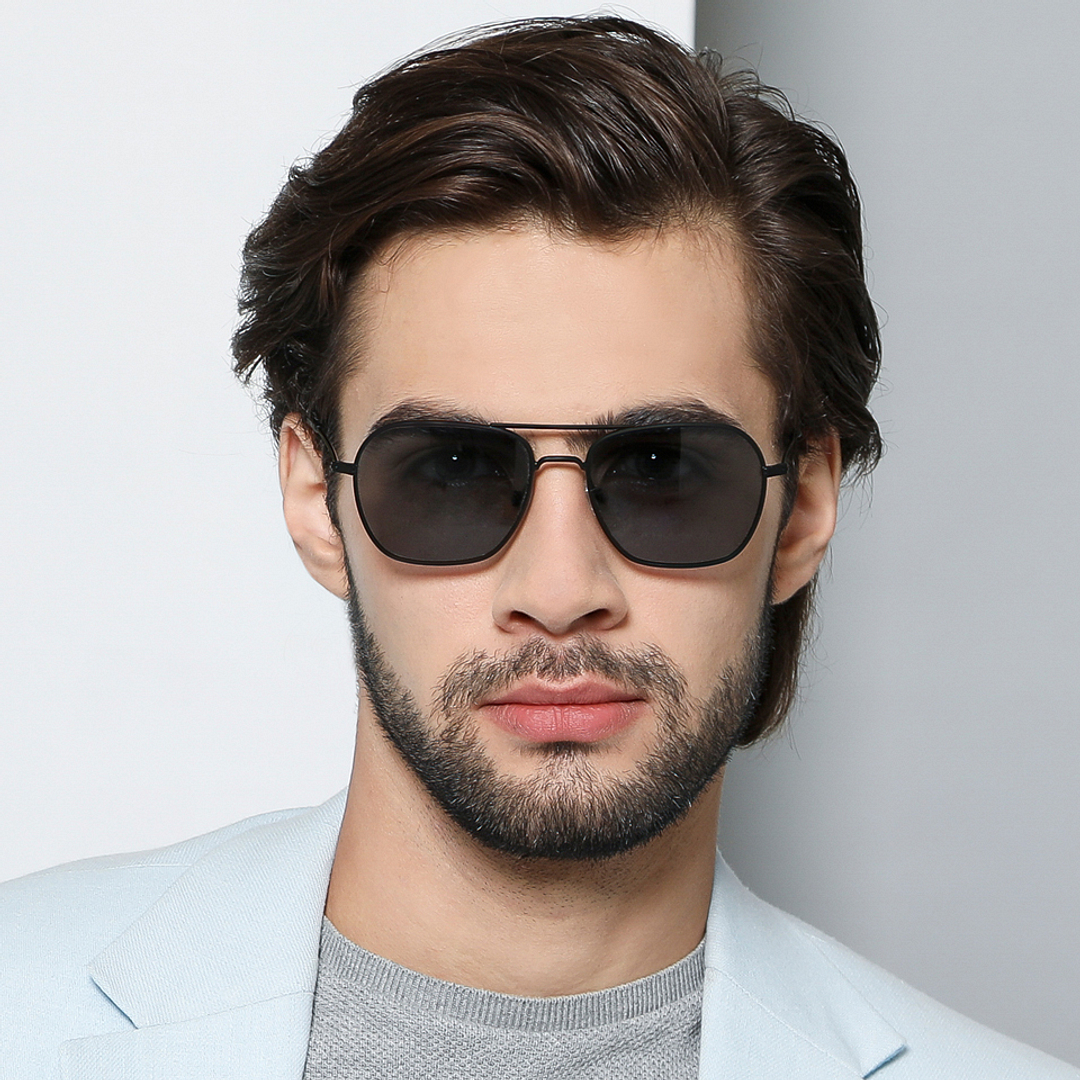 John Jacobs Black Full Rim Square right side