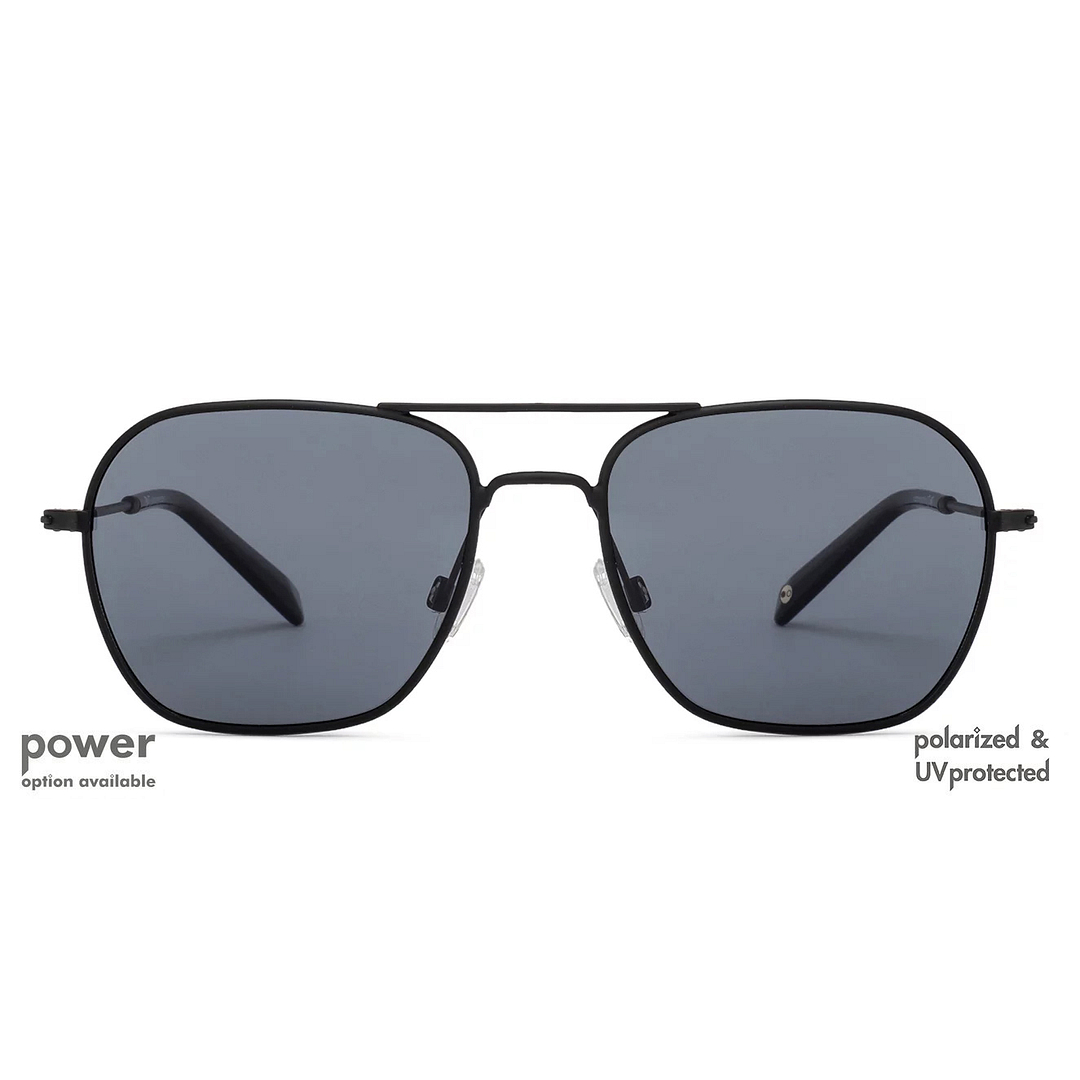 John Jacobs Black Full Rim Square left side