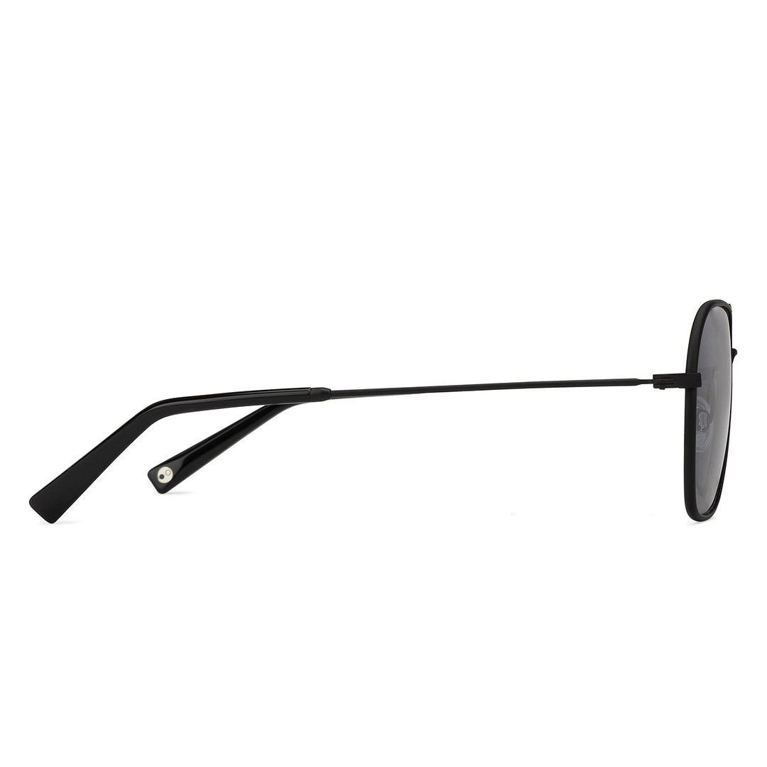 John Jacobs Black Full Rim Square right side