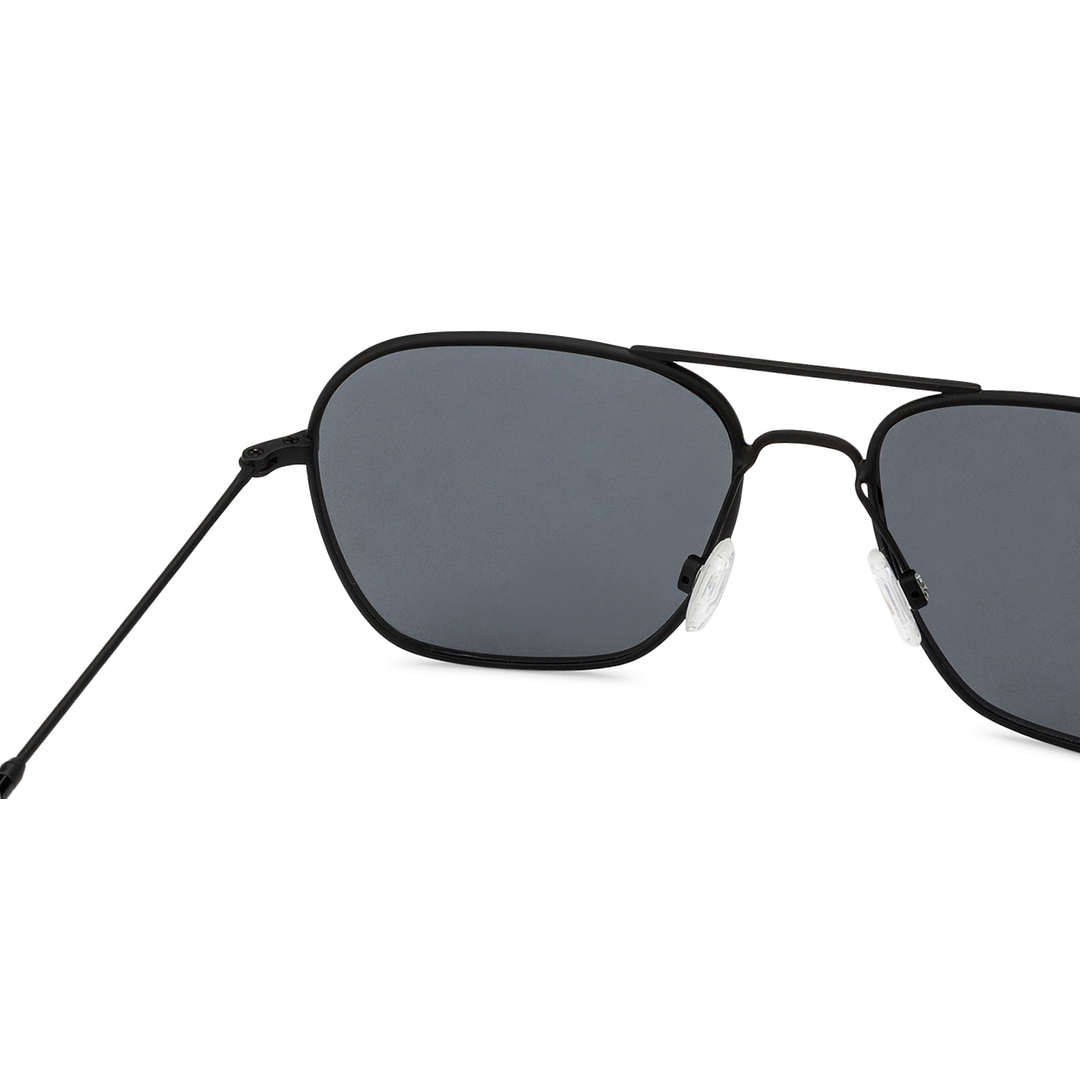 John Jacobs Black Full Rim Square left side