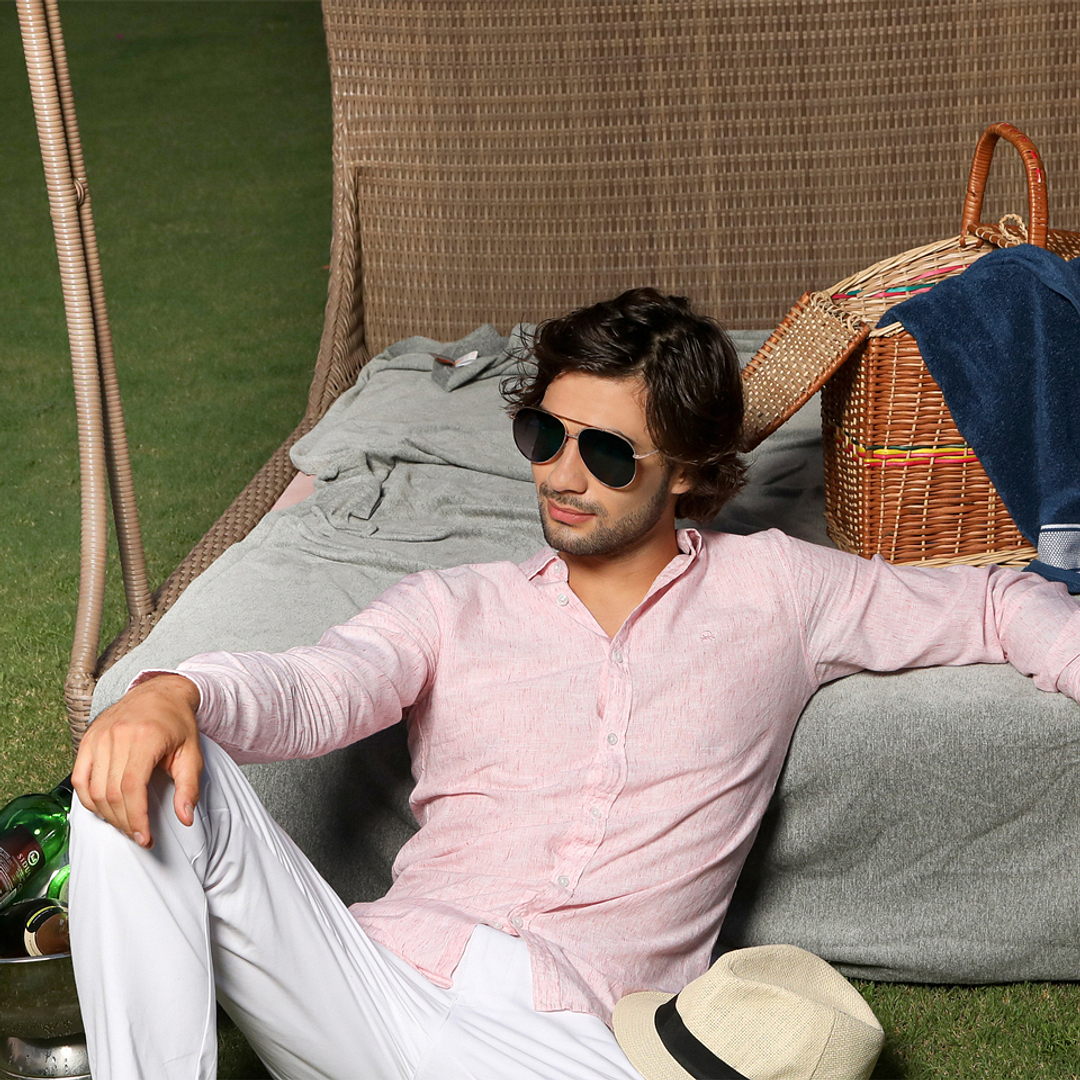 John Jacobs Gold Full Rim Aviator right side