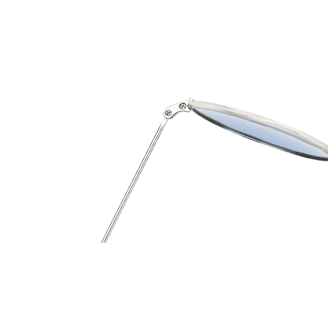 John Jacobs Online Sky Blue Full Rim Round left side