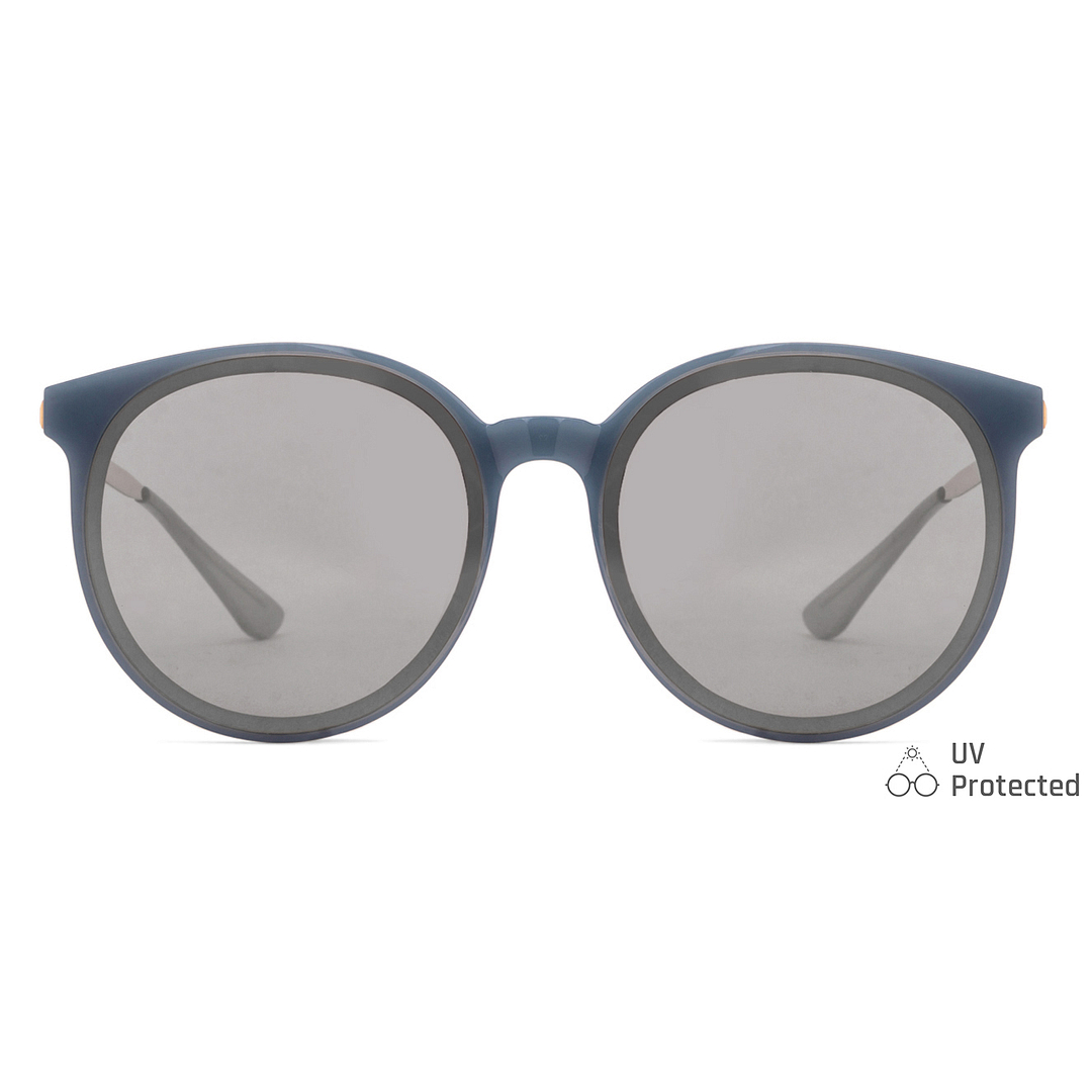 John Jacobs Crystal Transparent Full Rim Round left side