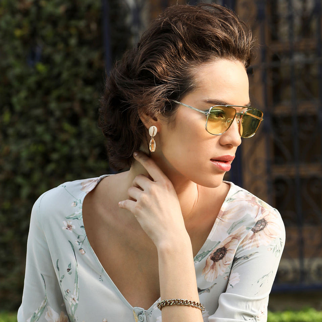 John Jacobs Online Silver Full Rim Square right side