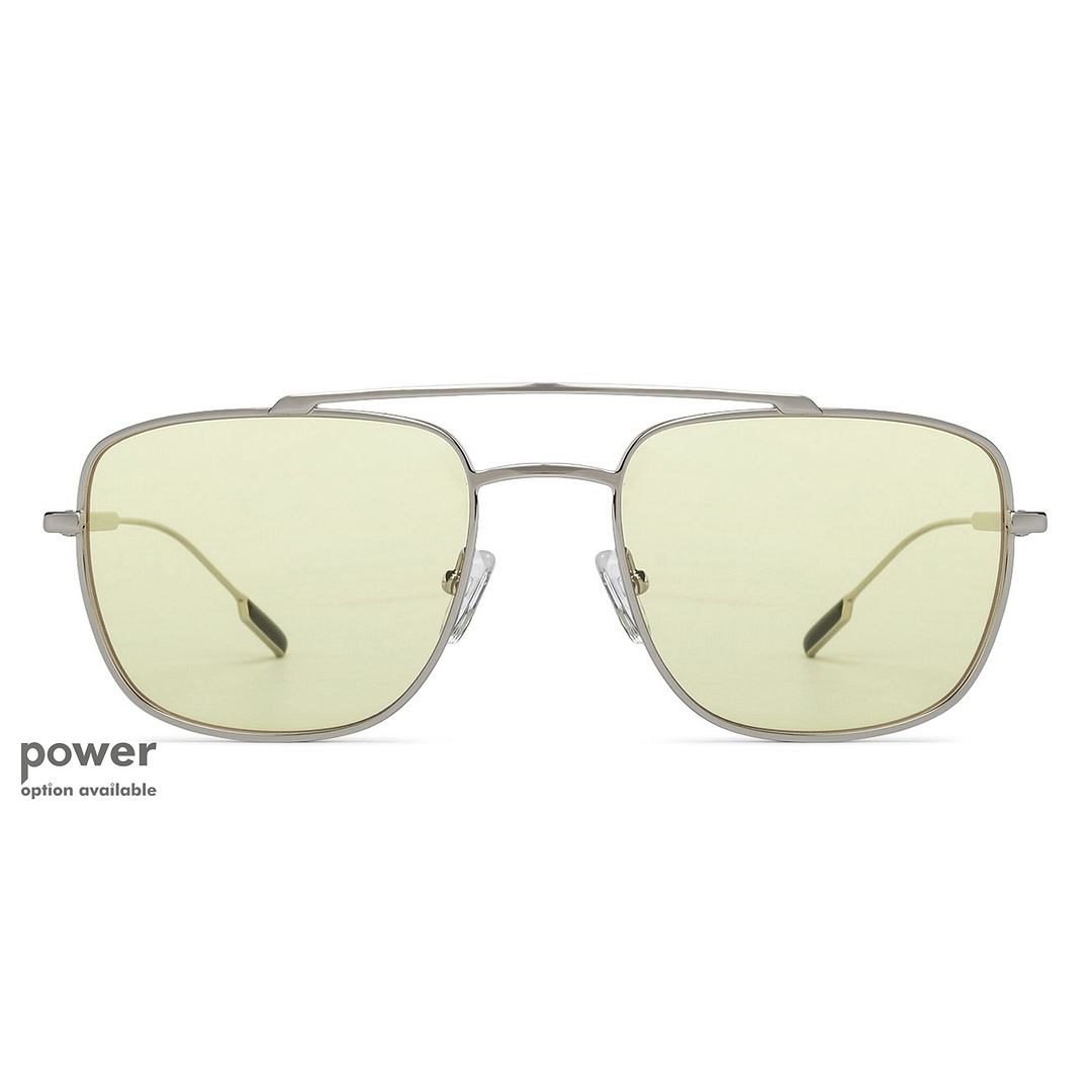 John Jacobs Online Silver Full Rim Square left side