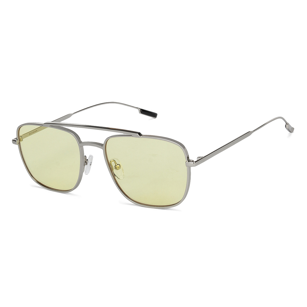 John Jacobs Online Silver Full Rim Square left side