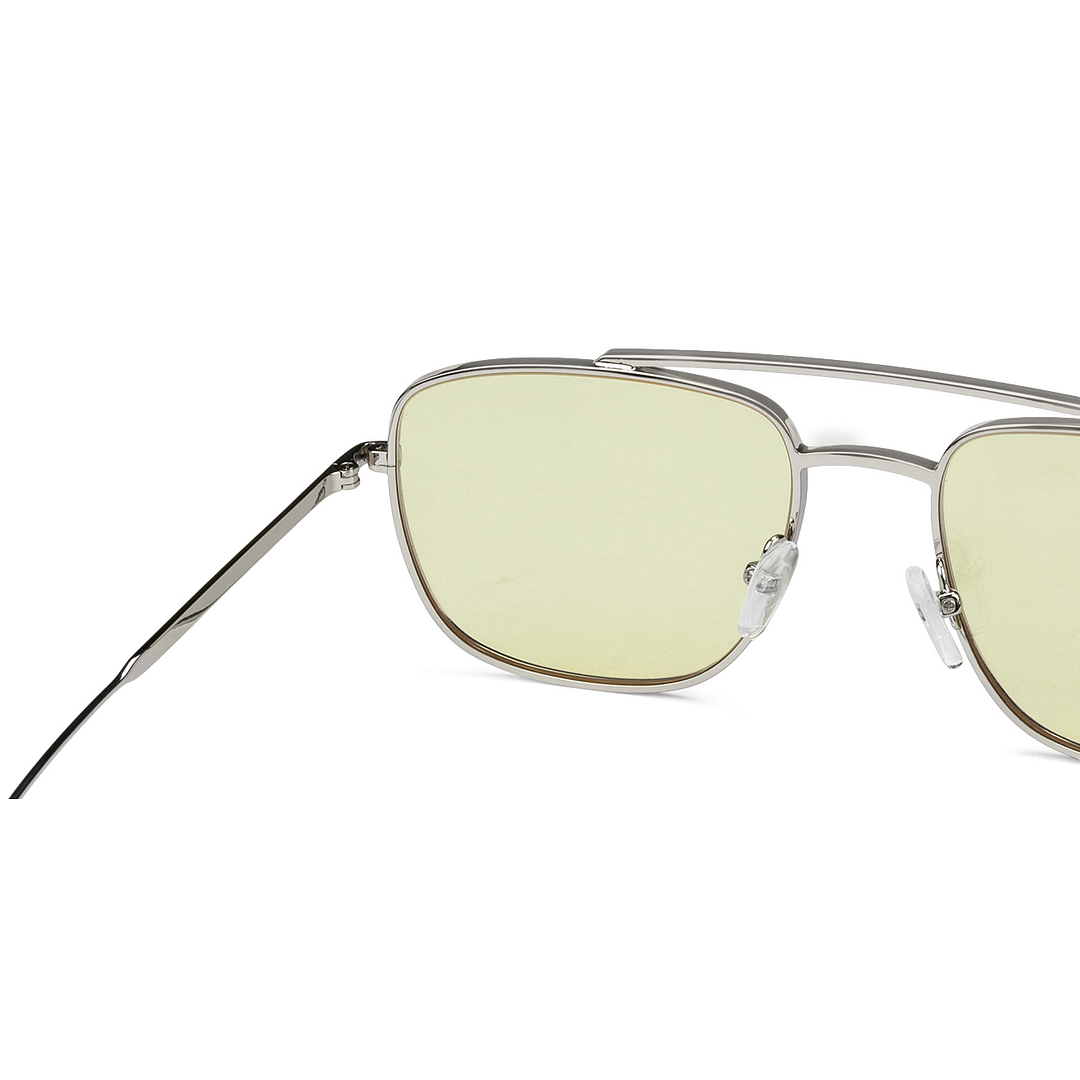 John Jacobs Online Silver Full Rim Square left side