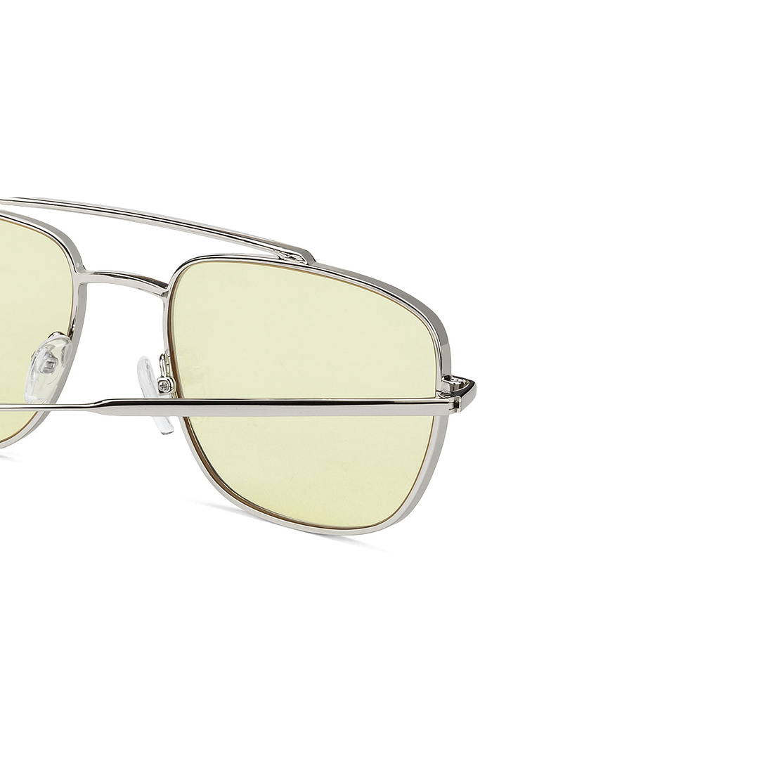 John Jacobs Online Silver Full Rim Square left side