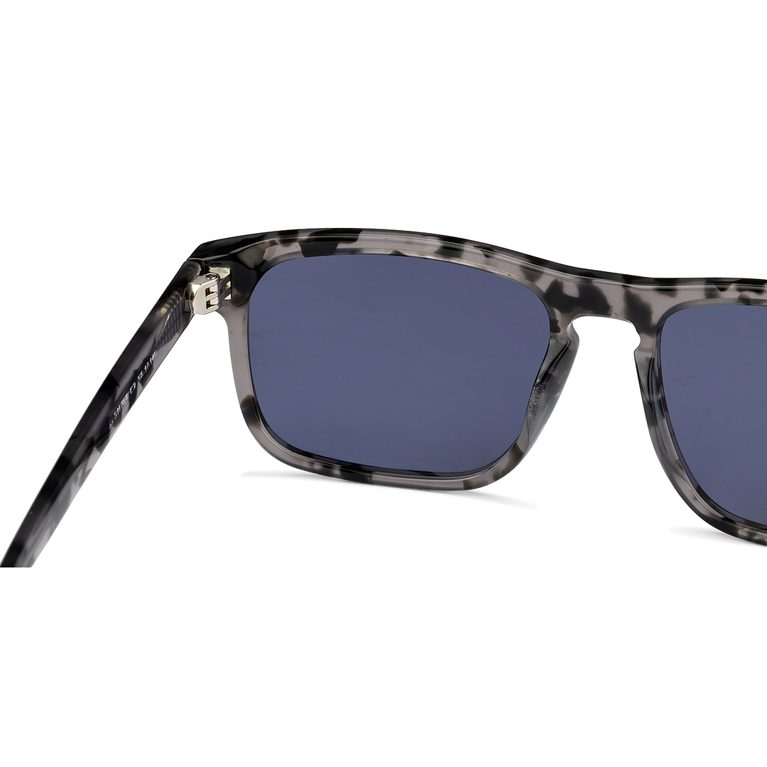 John Jacobs Dark Grey Full Rim Square left side