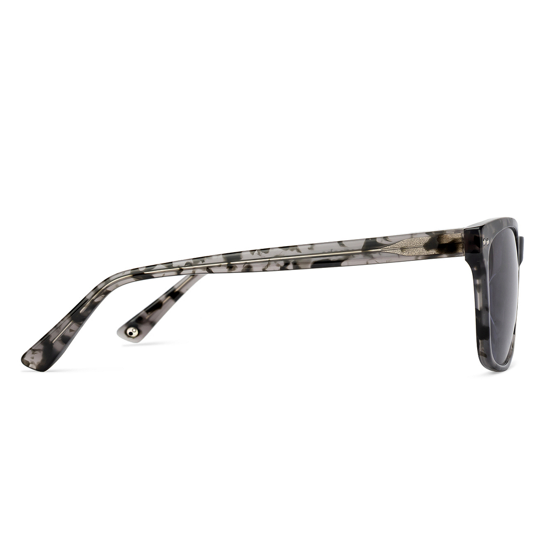John Jacobs Dark Grey Full Rim Square right side