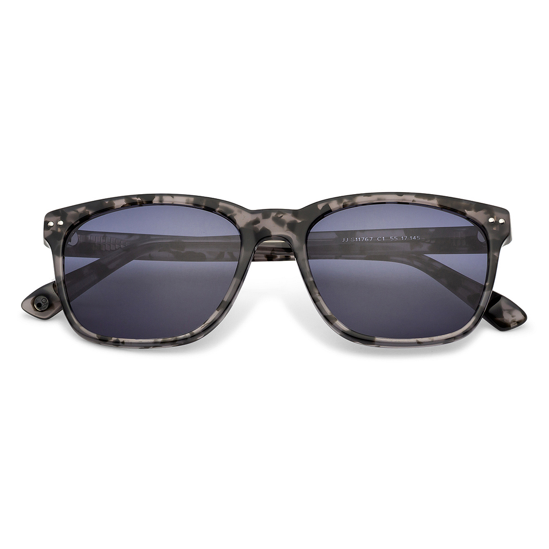 John Jacobs Dark Grey Full Rim Square right side