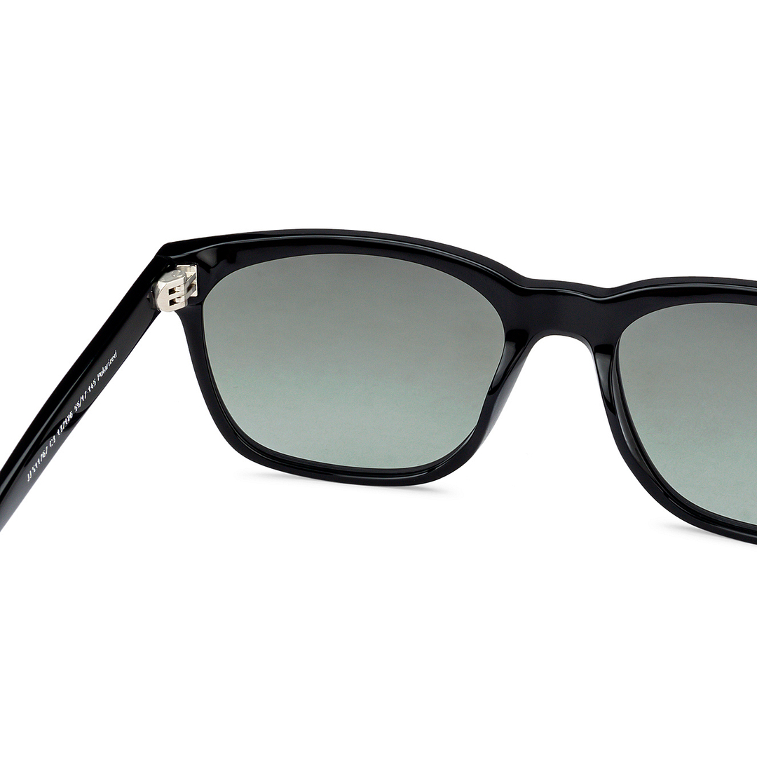 John Jacobs Online Black Full Rim Square left side