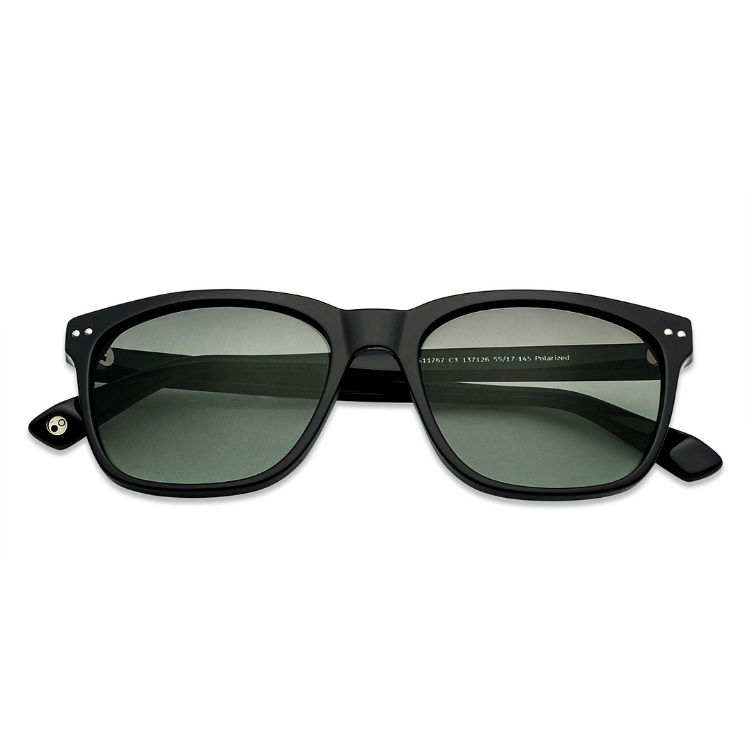 John Jacobs Online Black Full Rim Square right side