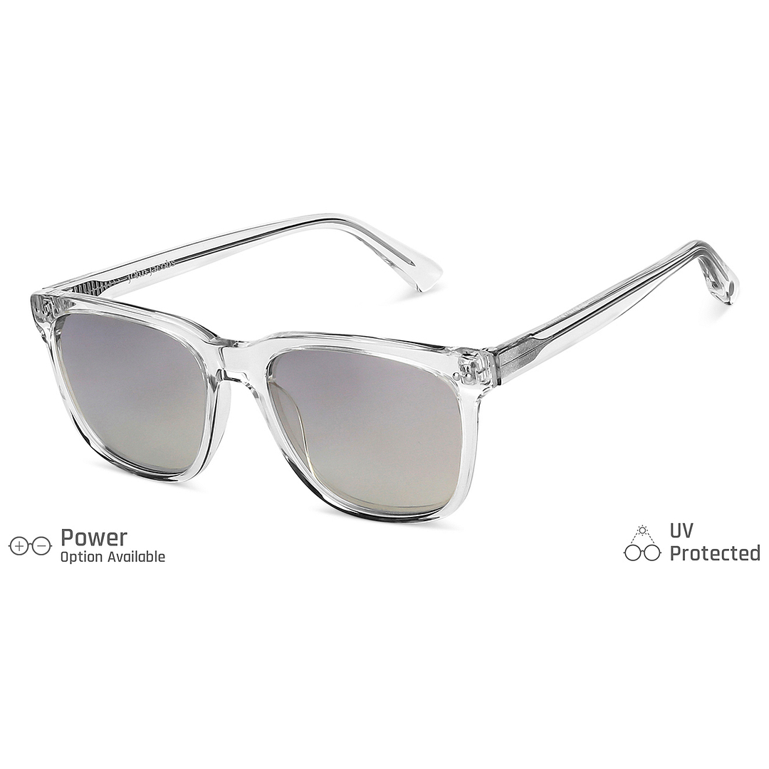 John Jacobs Crystal Full Rim Square left side