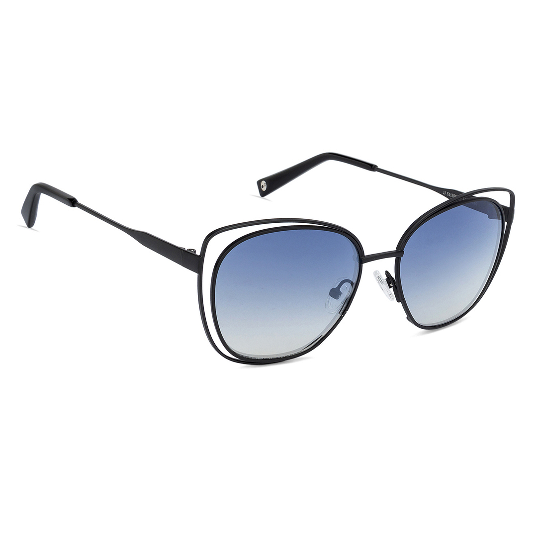 John Jacobs Online Black Full Rim Cat Eye left side