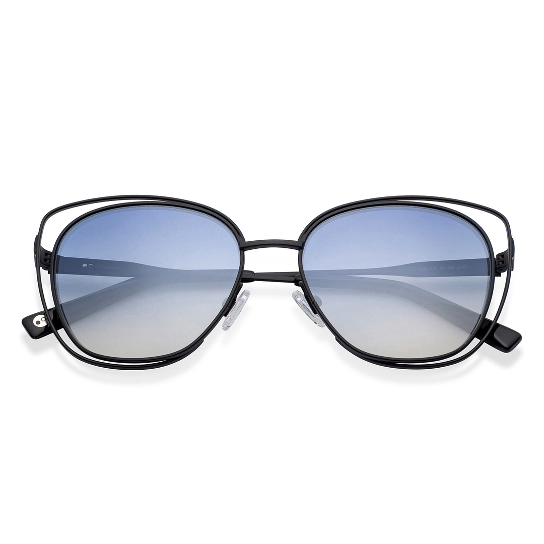 John Jacobs Online Black Full Rim Cat Eye right side