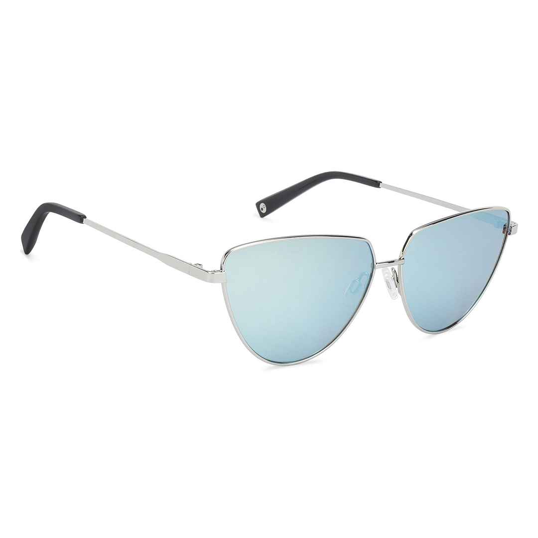 John Jacobs Online Silver Full Rim Cat Eye left side