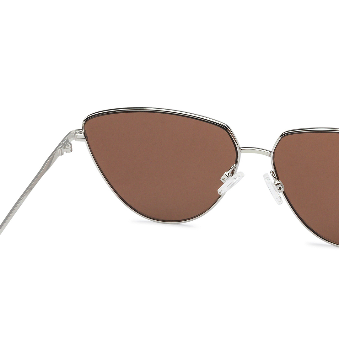 John Jacobs Online Silver Full Rim Cat Eye left side