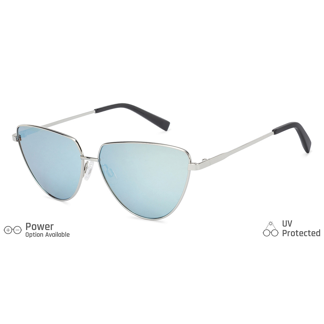 John Jacobs Online Silver Full Rim Cat Eye right side