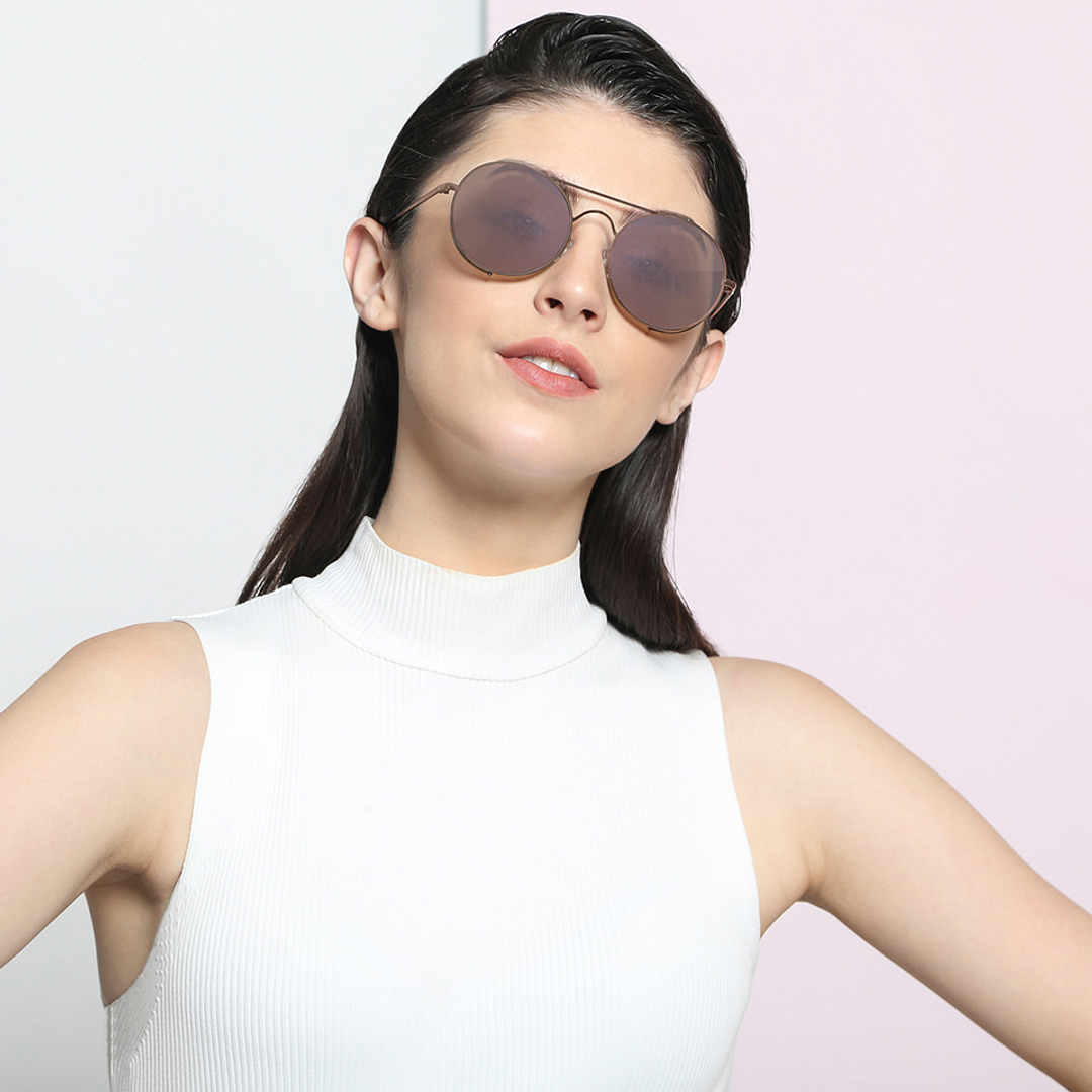 John Jacobs Brown Full Rim Round right side