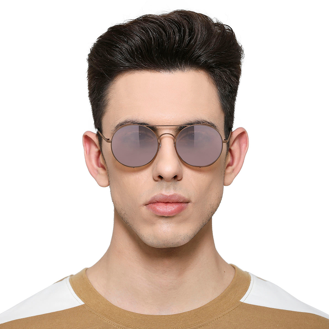 John Jacobs Brown Full Rim Round right side