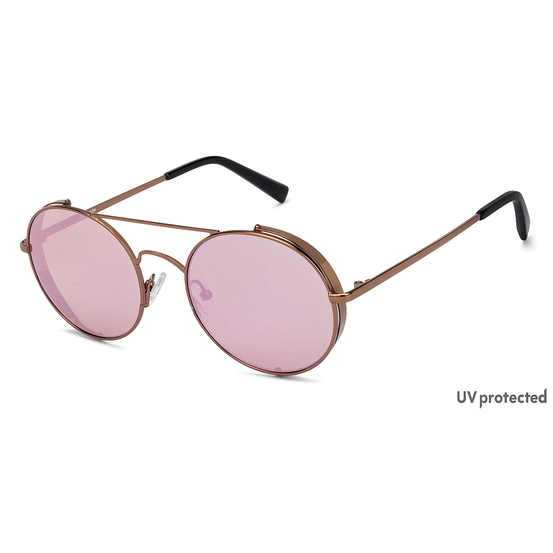 John Jacobs Brown Full Rim Round right side