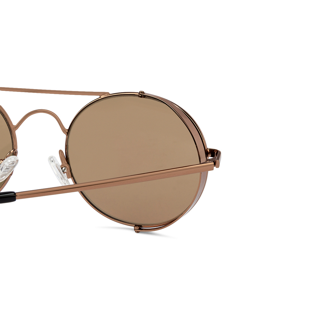 John Jacobs Brown Full Rim Round right side