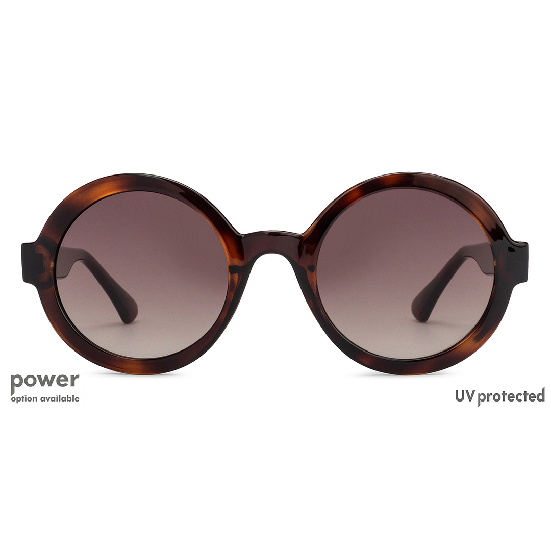 John Jacobs Online Light Brown Full Rim Round left side