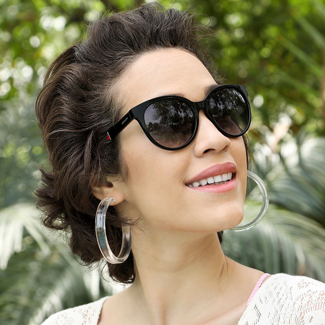 John Jacobs Online Black Full Rim Cat Eye right side