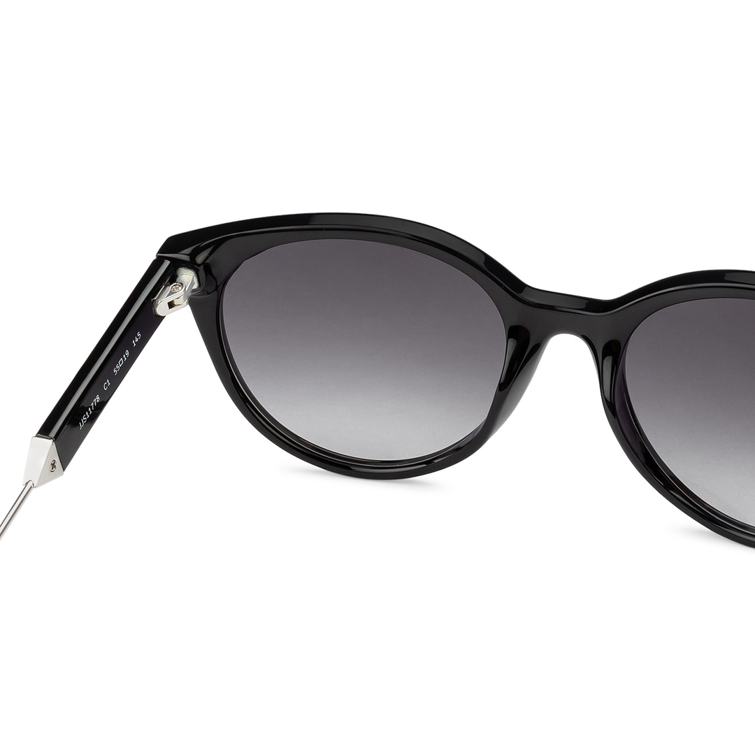 John Jacobs Online Black Full Rim Cat Eye left side