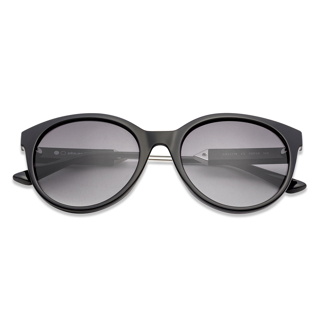 John Jacobs Online Black Full Rim Cat Eye right side