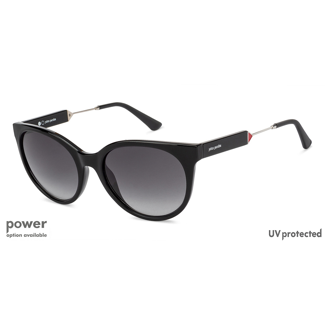 John Jacobs Online Black Full Rim Cat Eye right side