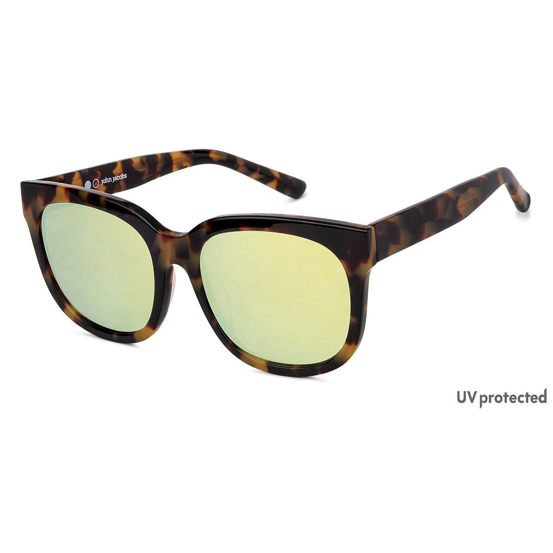 John Jacobs Black Full Rim Square right side