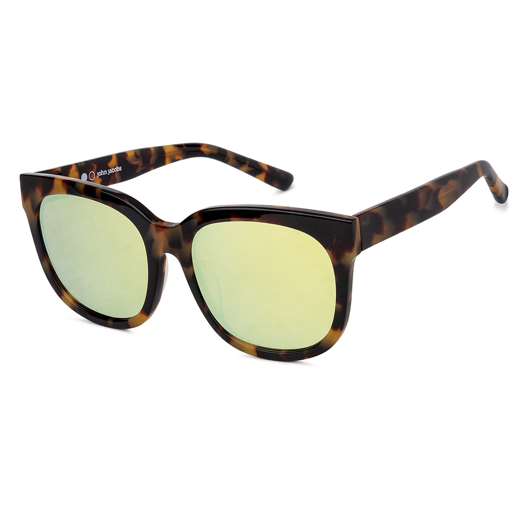 John Jacobs Black Full Rim Square right side