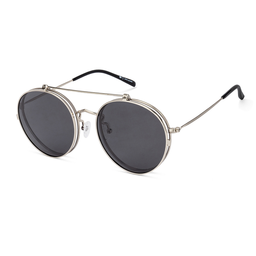 John Jacobs Silver Full Rim Round right side