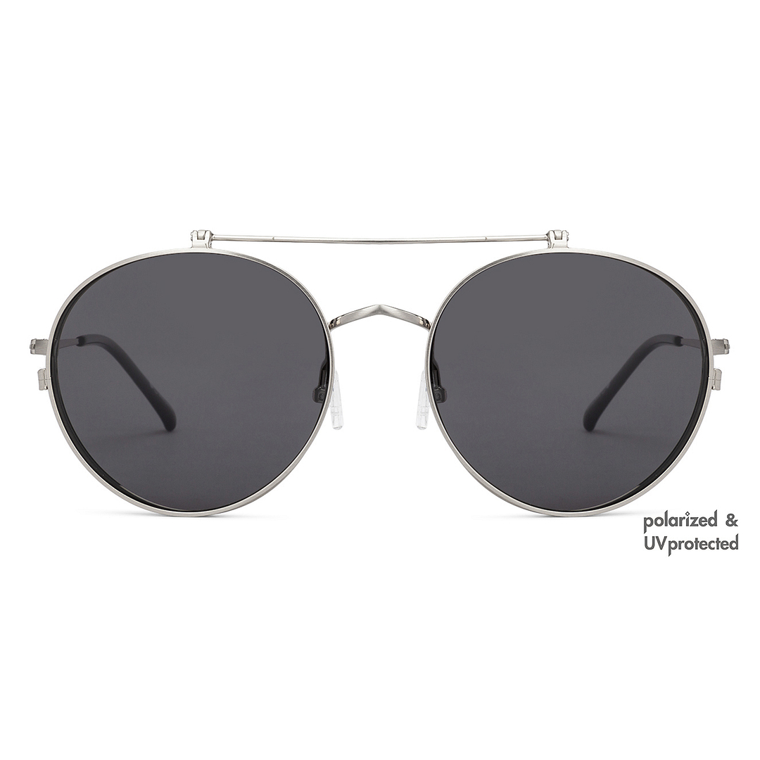 John Jacobs Silver Full Rim Round left side