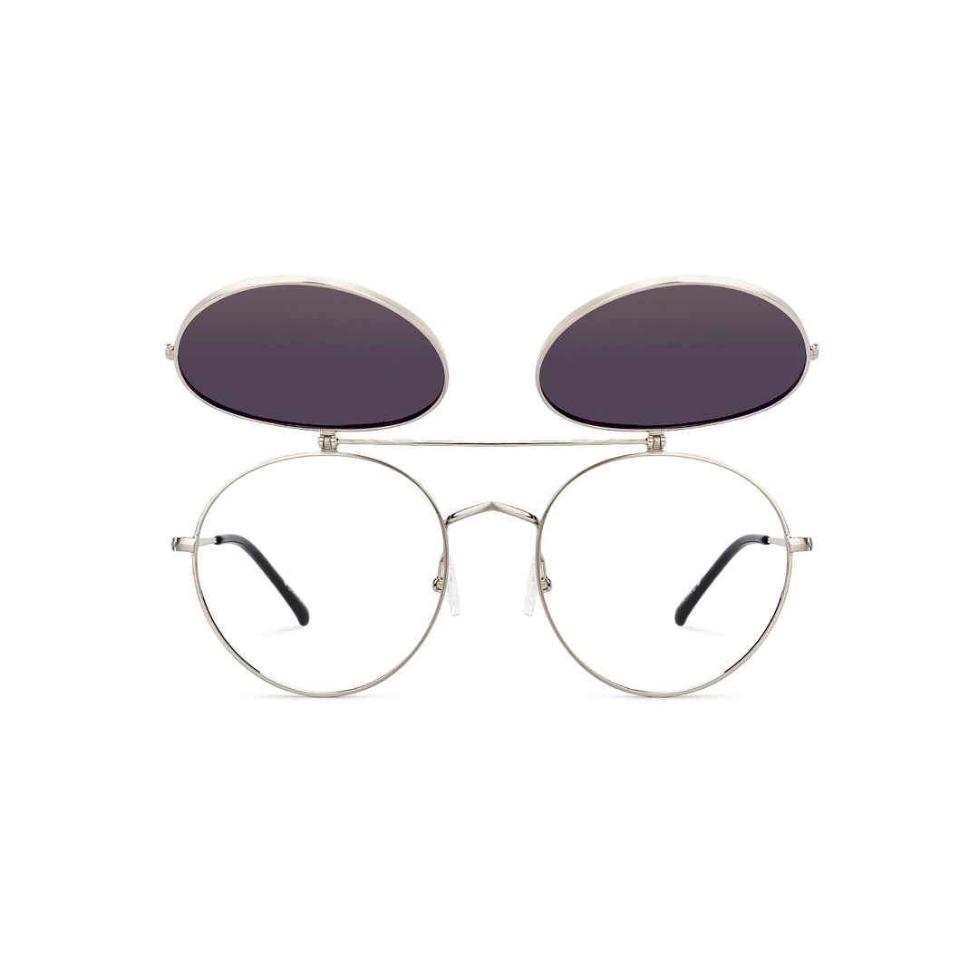 John Jacobs Silver Full Rim Round left side